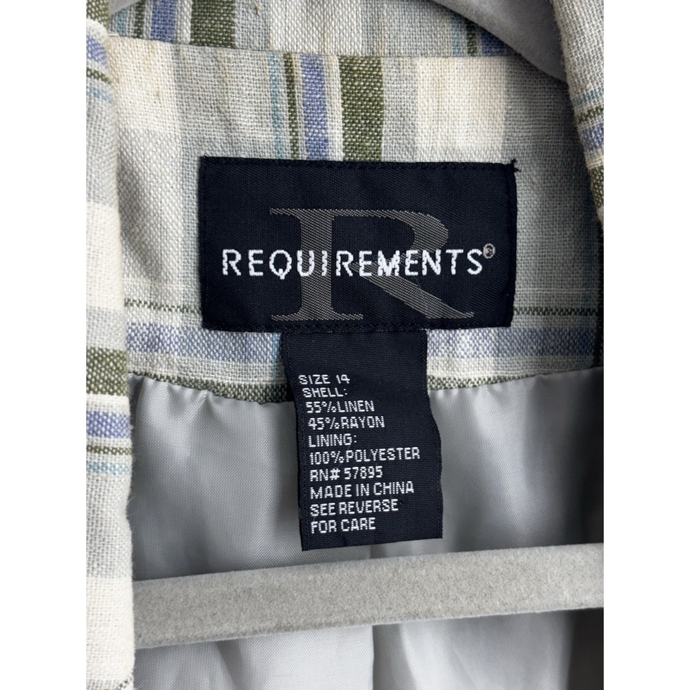 REQUIREMENTS Women's Blazer Size‎ 14 - Picture 4 of 12